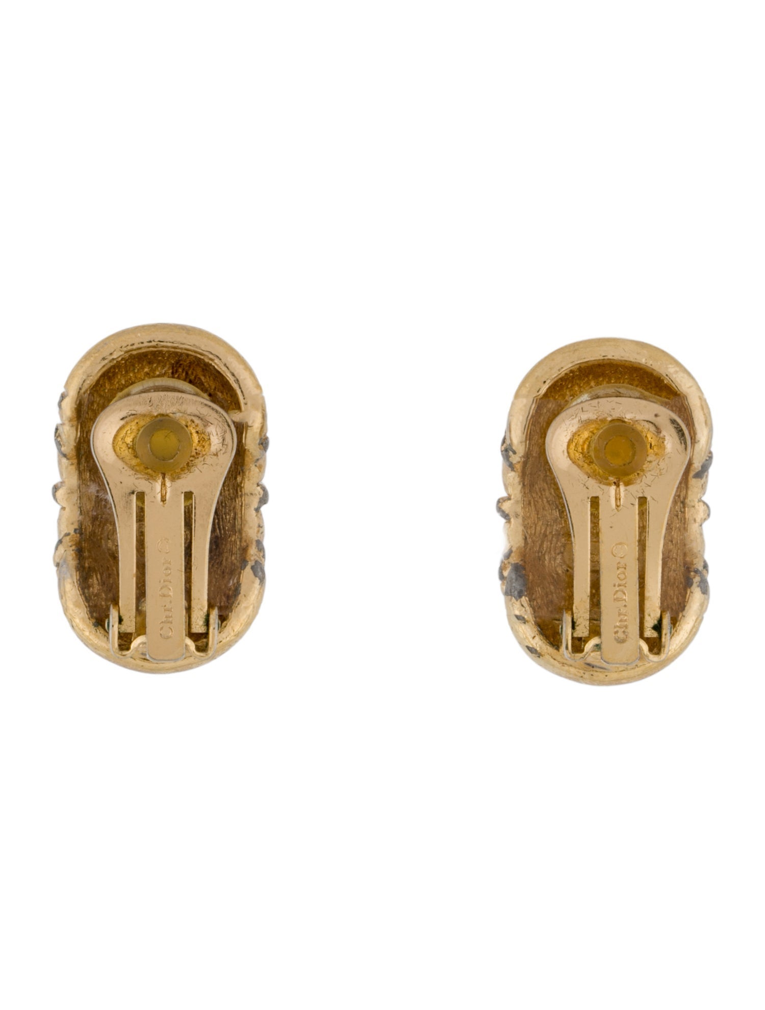 Christian Dior Vintage Clip-On Earrings